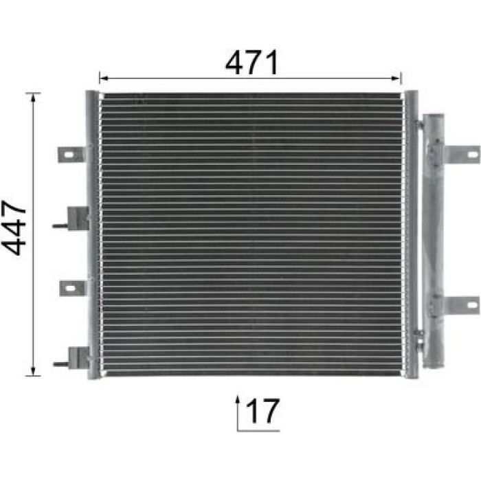 Kondensator, Klimaanlage AC 481 000S