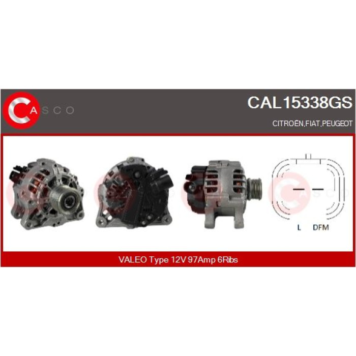 CASCO Generator CAL15338GS CASCO Generator CAL15338GS
