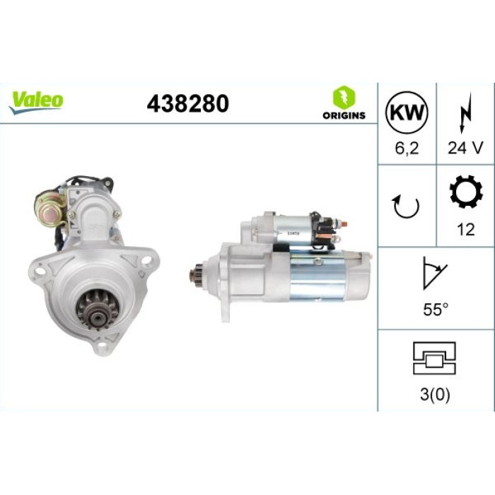 Valeo Anlasser 438280