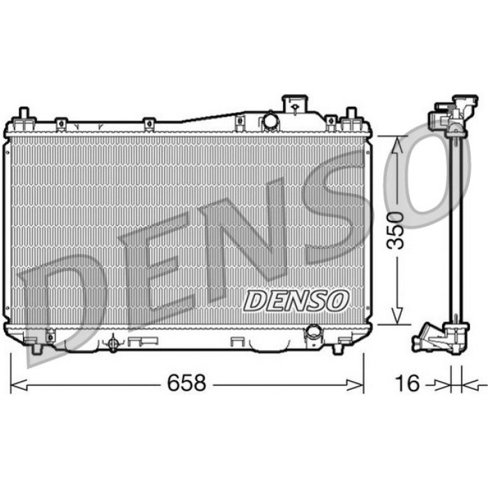 Denso Motorkühler DRM40009 Denso Motorkühler DRM40009
