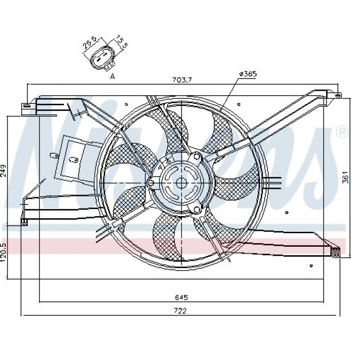 Nissens Kühlerlüfter PKW 85243 Nissens Kühlerlüfter PKW 85243