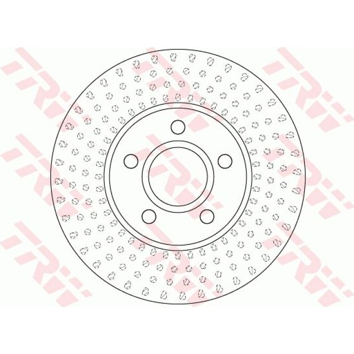 TRW Bremsscheibe Vorderachse DF6536