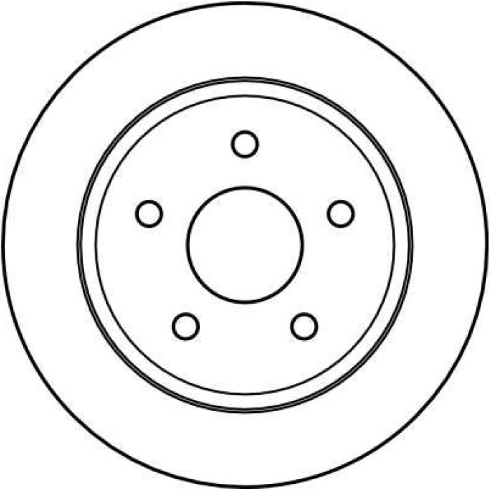 TRW Bremsscheibe Hinterachse DF4178 TRW Bremsscheibe Hinterachse DF4178