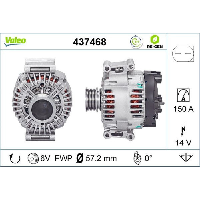 Valeo Lichtmaschine 437468