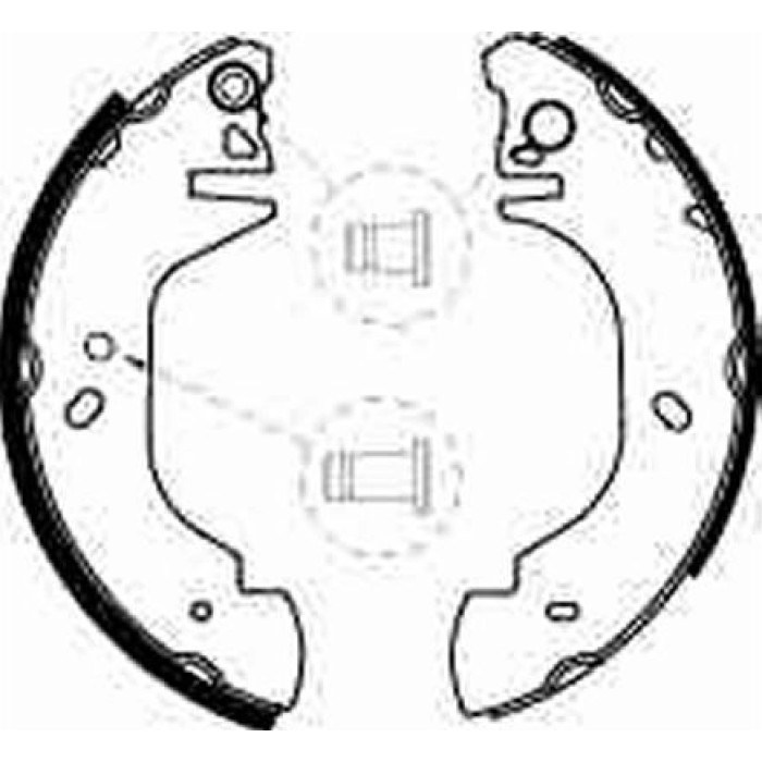TRW Bremsbacken GS8539 TRW Bremsbacken GS8539