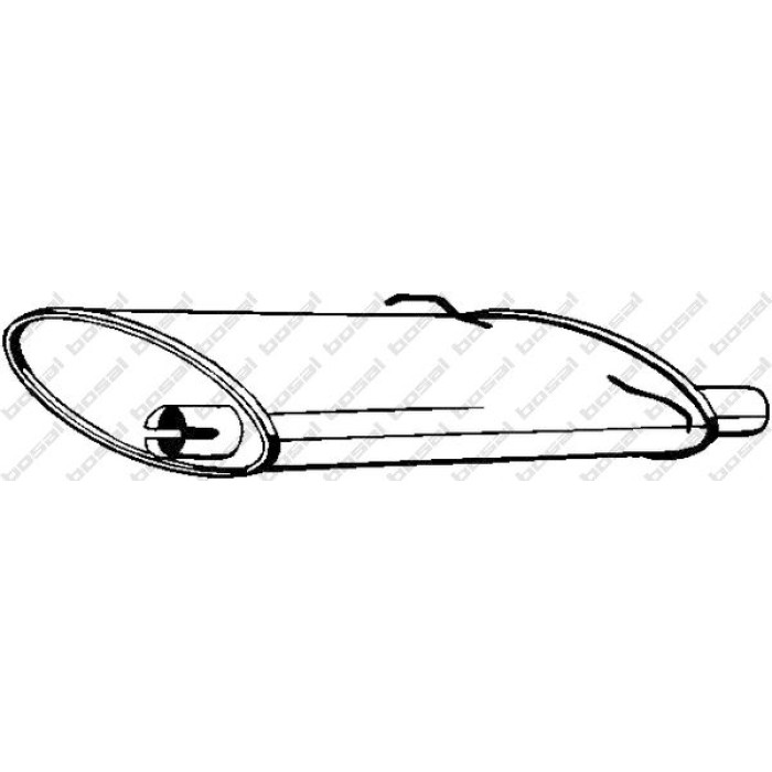 Bosal Schalldämpfer 235-021 Bosal Schalldämpfer 235-021