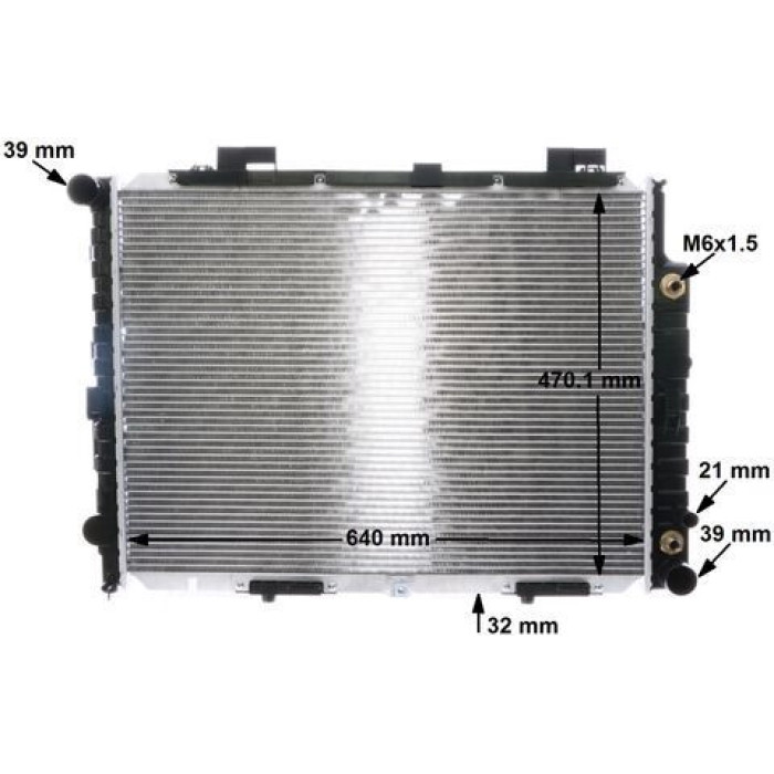 MAHLE Kühler, Motorkühlung CR 2204 001S MAHLE Kühler, Motorkühlung CR 2204 001S