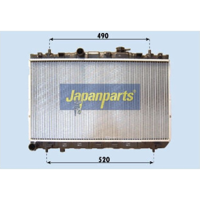 Japanparts Motorkühler RDA283099 Japanparts Motorkühler RDA283099