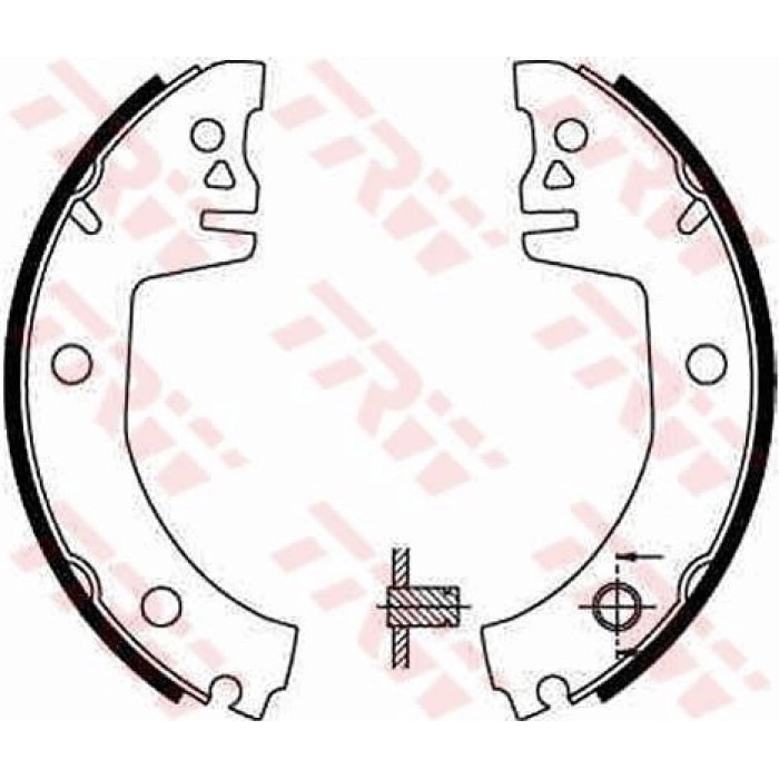 TRW Bremsbacken Skoda Favorit GS8300 TRW Bremsbacken Skoda Favorit GS8300