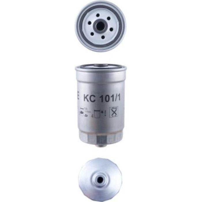 KC 101/1 MAHLE Kraftstofffilter KC 101/1, Anschraubfilter, Höhe 143,5 mm – u. a. für Hyundai Santa Fé II (CM), Fé II Kasten/SUV (CM), I30 (GD) – OE Nummer 319112G501 - l KC 101/1 MAHLE Kraftstofffilter KC 101/1, Anschraubfilter, Höhe 143,5 mm – u. a. für Hyundai Santa Fé II (CM), Fé II Kasten/SUV (CM), I30 (GD) – OE Nummer 319112G501 - l