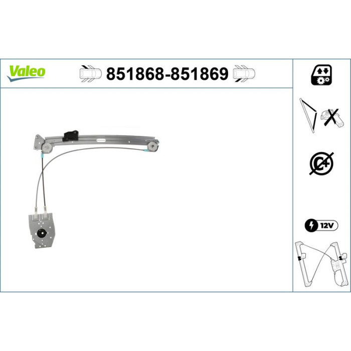 VALEO 851868 Fensterheber VALEO 851868 Fensterheber