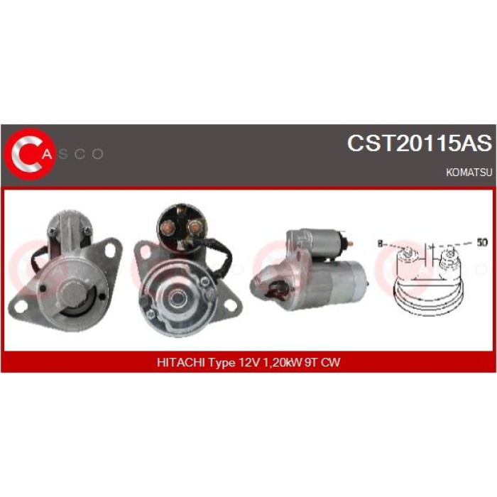 CASCO Anlasser CST20115AS CASCO Anlasser CST20115AS