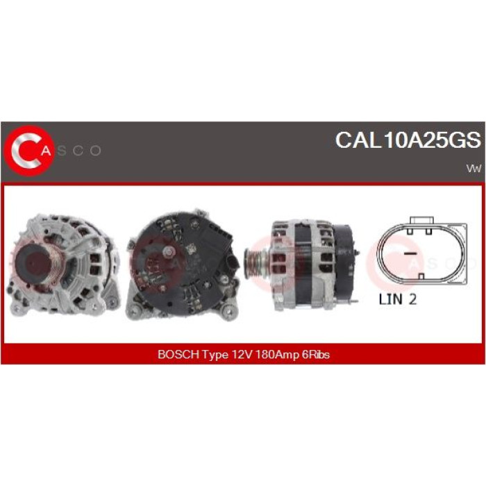 CASCO Generator CAL10A25GS CASCO Generator CAL10A25GS