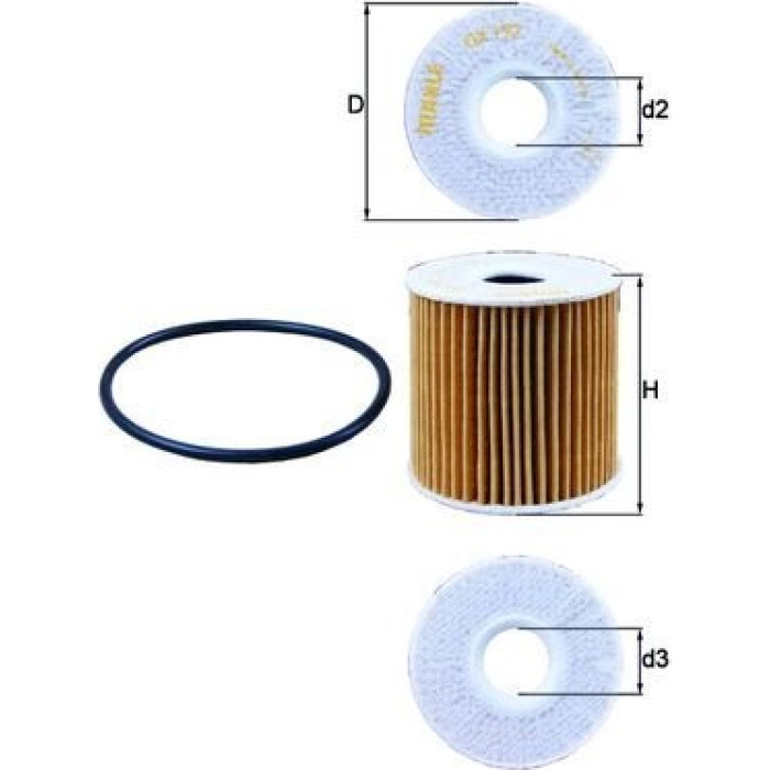 Mahle Original Ölfilter OX 192D