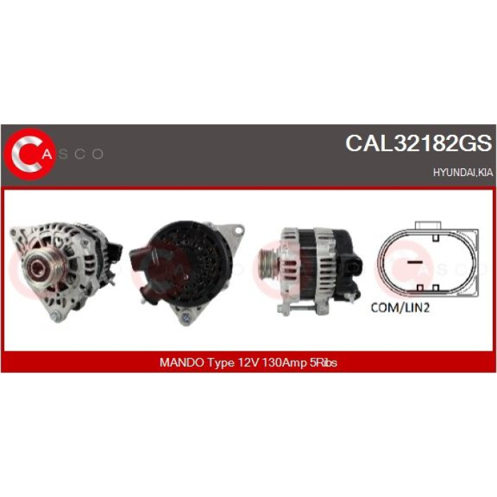 CASCO Generator CAL32182GS CASCO Generator CAL32182GS