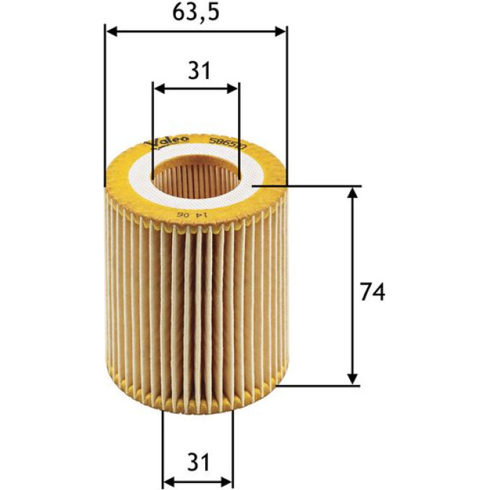 Valeo Ölfilter 586510 Valeo Ölfilter 586510