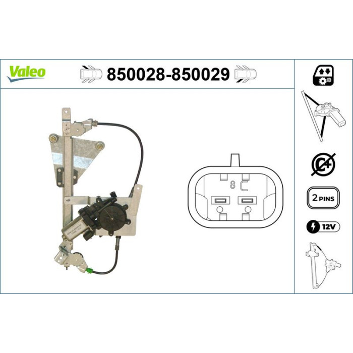 VALEO 850028 Fensterheber VALEO 850028 Fensterheber