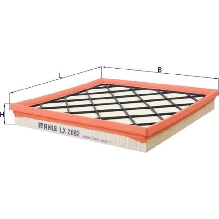 MAHLE Luftfilter LX 2882 MAHLE Luftfilter LX 2882