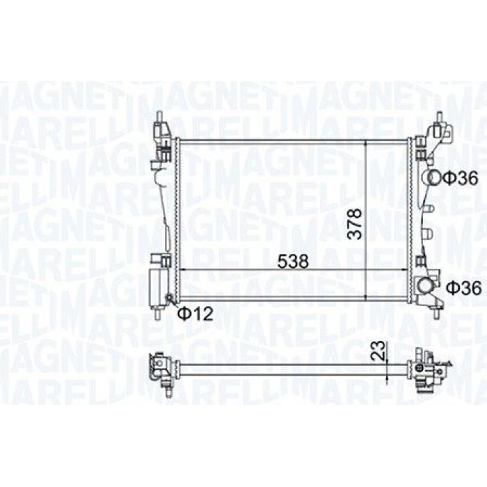 Magneti Marelli Motorkühler BM1867