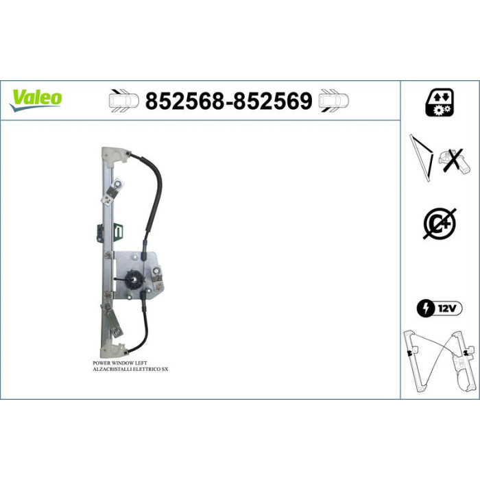 Valeo Fensterheber 852568 Valeo Fensterheber 852568