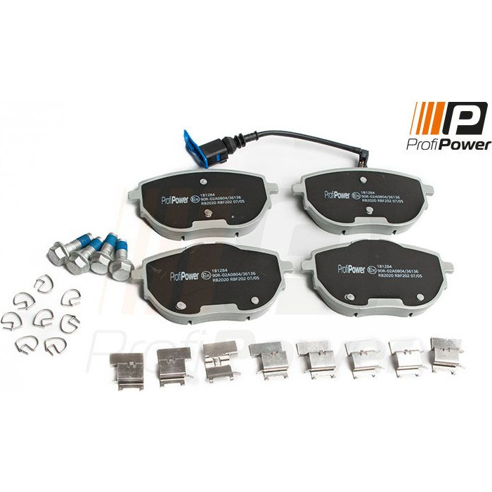 Profipower Bremsbelagsatz 1B1284 Profipower Bremsbelagsatz 1B1284