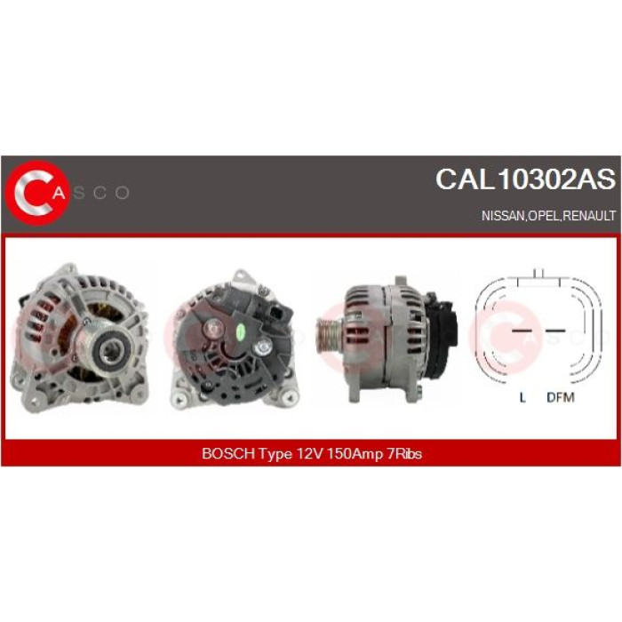 CASCO Generator CAL10302AS CASCO Generator CAL10302AS
