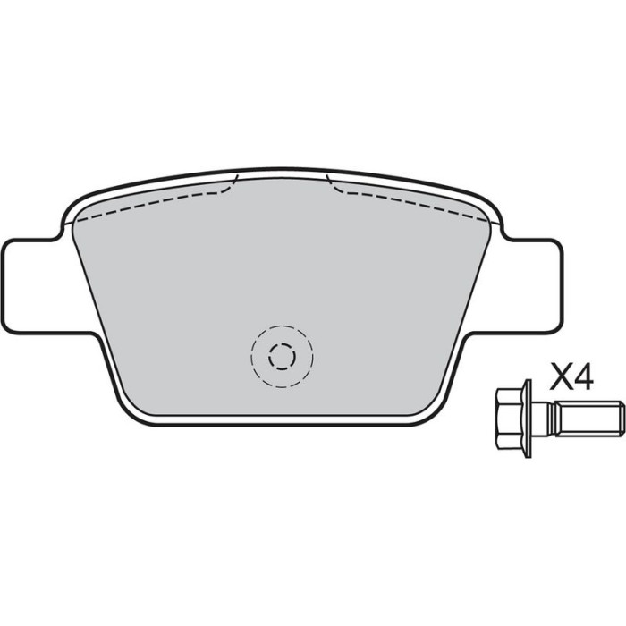 Valeo Bremsbelagsatz 598633 Valeo Bremsbelagsatz 598633