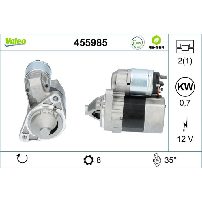 Valeo Anlasser 455985
