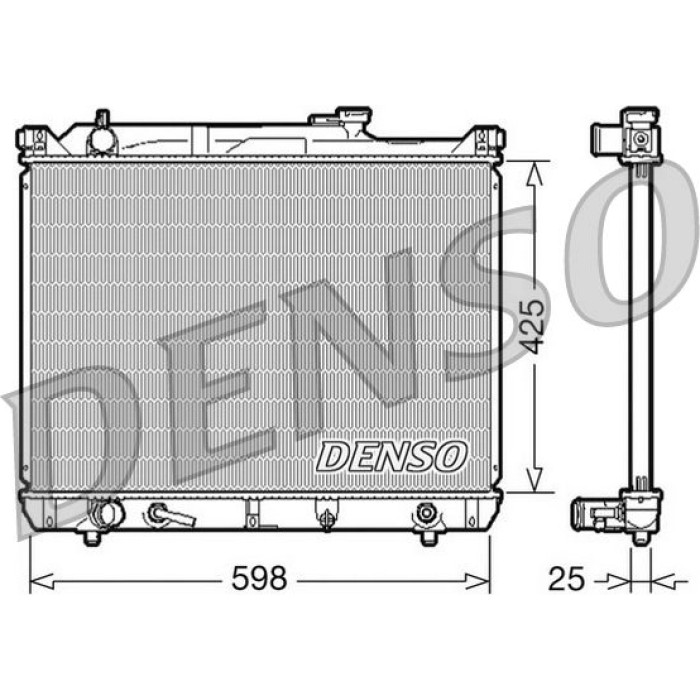 Denso Motorkühler DRM47021 Denso Motorkühler DRM47021