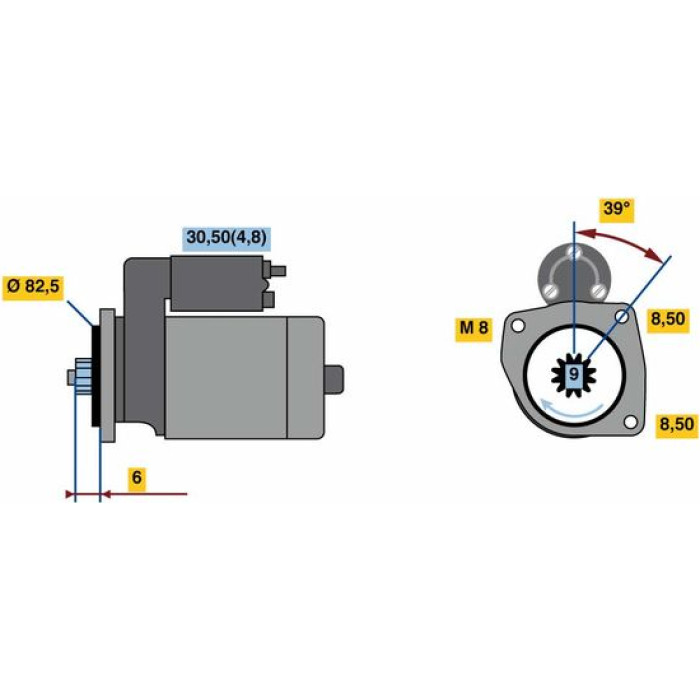 Bosch Anlasser 0001121034