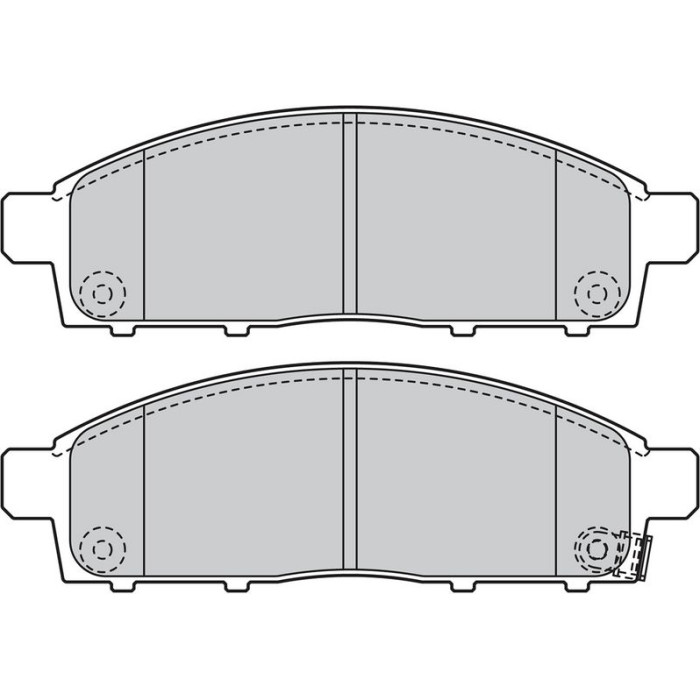 Valeo Bremsbelagsatz 598893 Valeo Bremsbelagsatz 598893