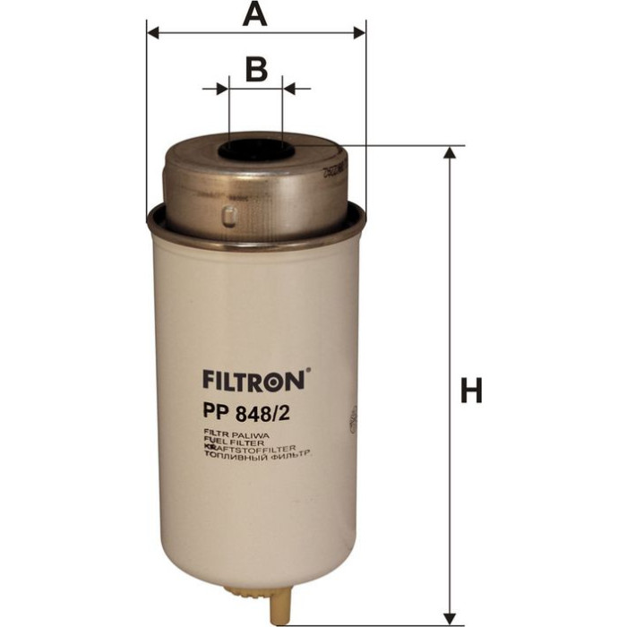 Filtron Kraftstofffilter PP 848/2 Filtron Kraftstofffilter PP 848/2