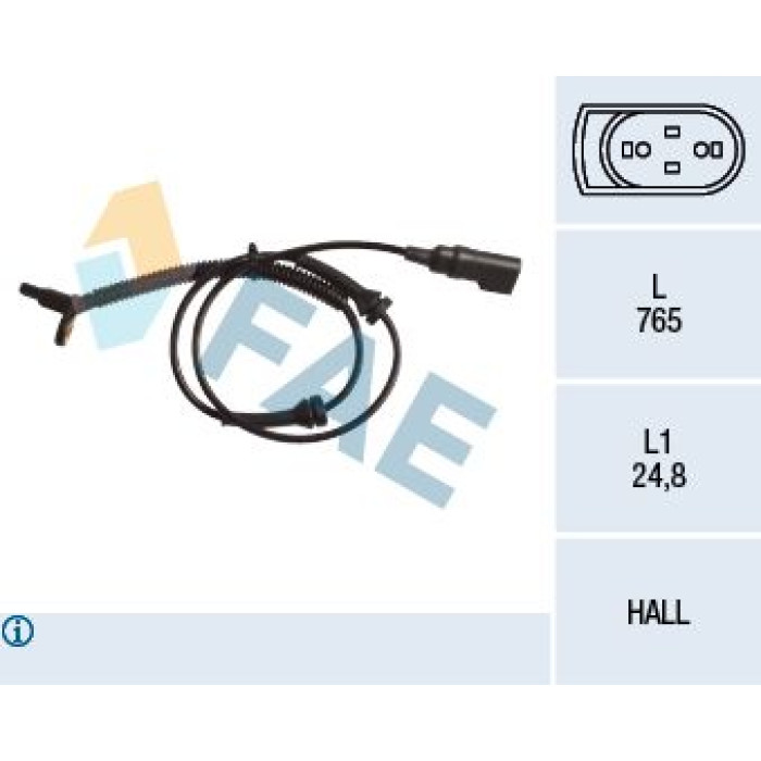 FAE Sensor, Raddrehzahl 78153 FAE Sensor, Raddrehzahl 78153