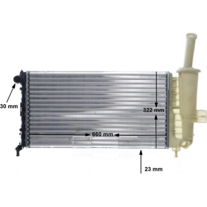 MAHLE Kühler, Motorkühlung CR 1443 000S MAHLE Kühler, Motorkühlung CR 1443 000S