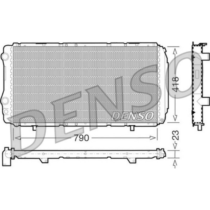 Denso Motorkühler DRM09074 Denso Motorkühler DRM09074