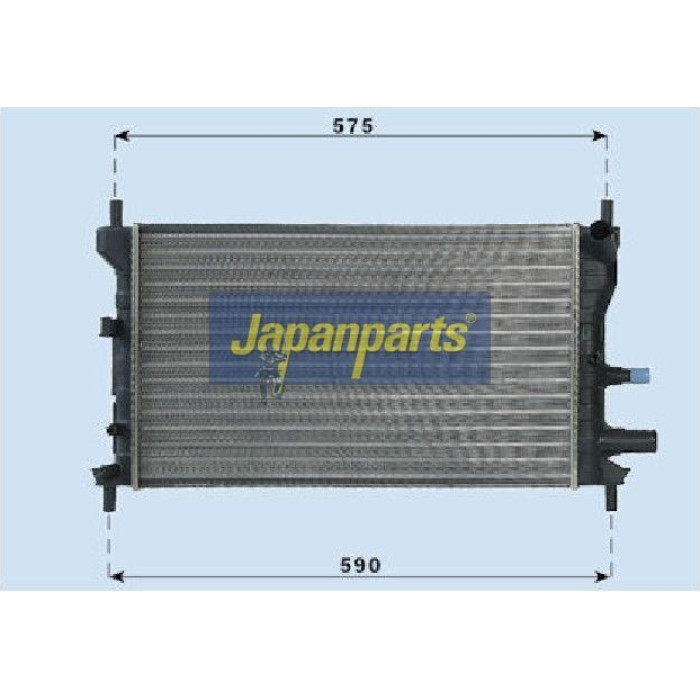 Japanparts Motorkühler RDA053060 Japanparts Motorkühler RDA053060