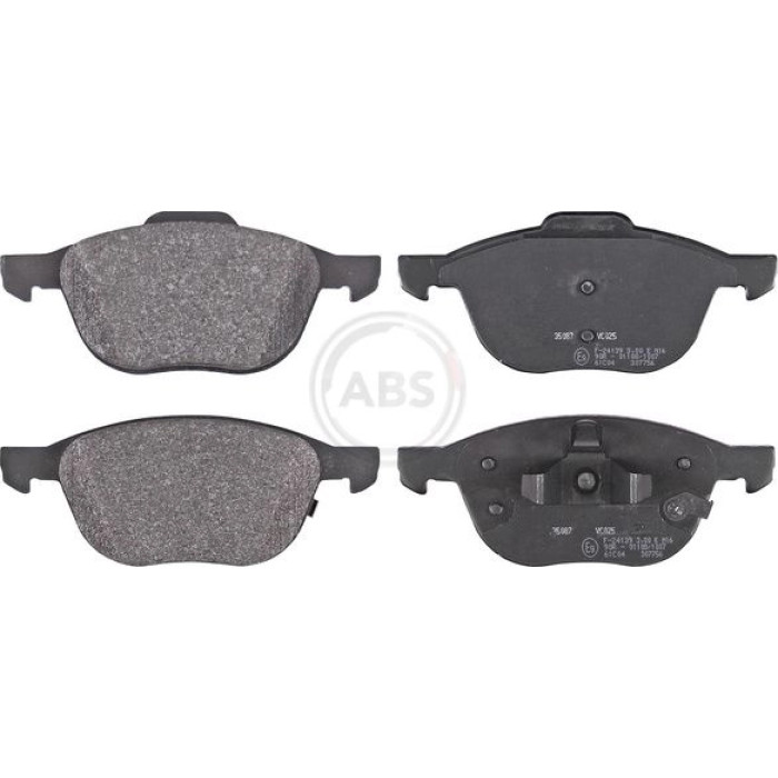 35087 A.B.S. Bremsbelagsatz für Scheibenbremse 35087 – Vorderachse 35087 A.B.S. Bremsbelagsatz für Scheibenbremse 35087 – Vorderachse