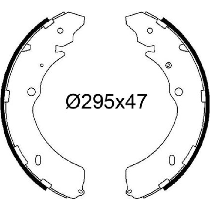 Valeo Bremsbacken 564279 Valeo Bremsbacken 564279
