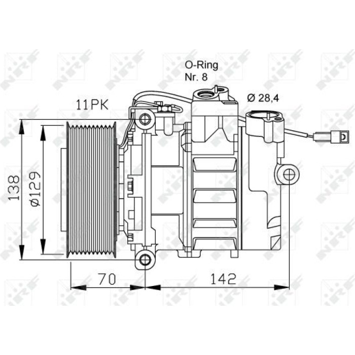 NRF Kompressor 32454 NRF Kompressor 32454