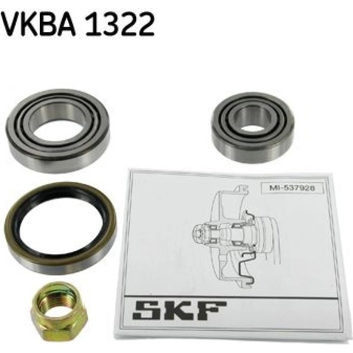 SKF Radlagersatz VKBA 1322 - Hinterachse rechts