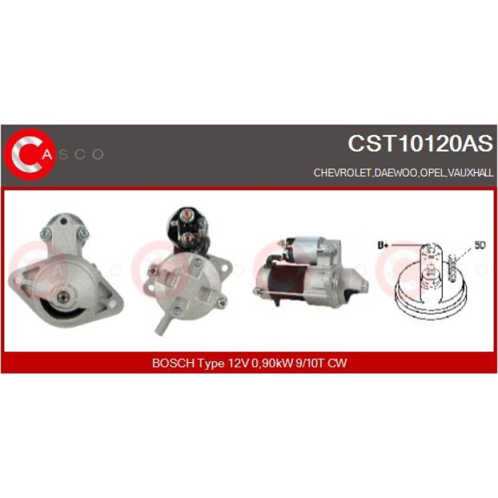 CASCO Anlasser CST10120AS CASCO Anlasser CST10120AS