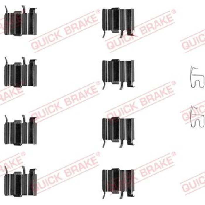 Quick Brake Zubehörsatz für Scheibenbremsbeläge 109-1244 Quick Brake Zubehörsatz für Scheibenbremsbeläge 109-1244