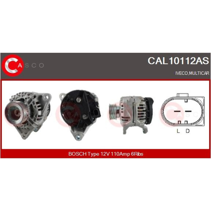 CASCO Generator CAL10112AS CASCO Generator CAL10112AS