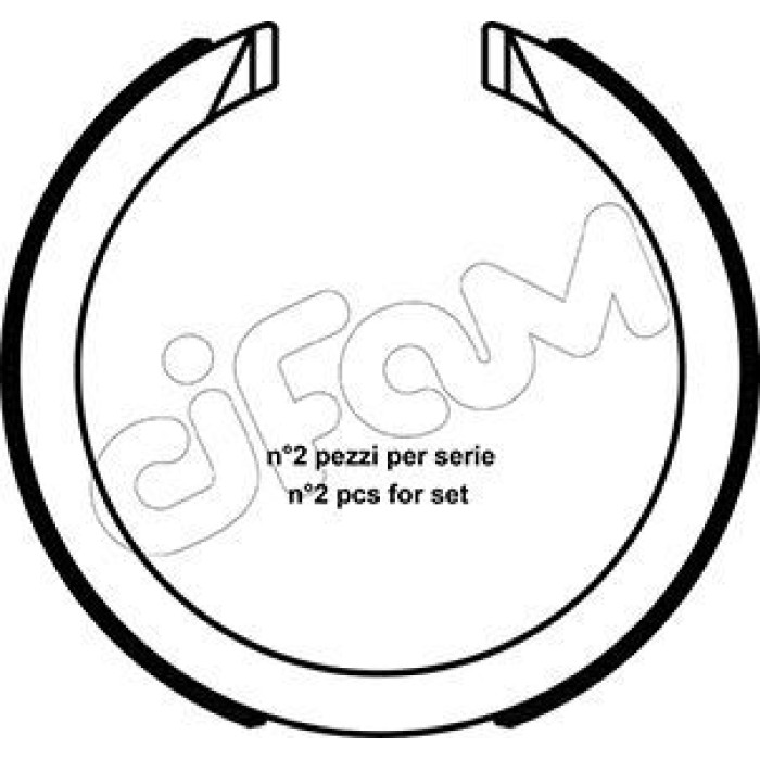 CIFAM Bremsbackensatz, Feststellbremse 153-491 CIFAM Bremsbackensatz, Feststellbremse 153-491