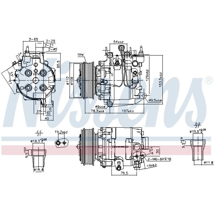 Nissens Klimakompressor PKW 890167