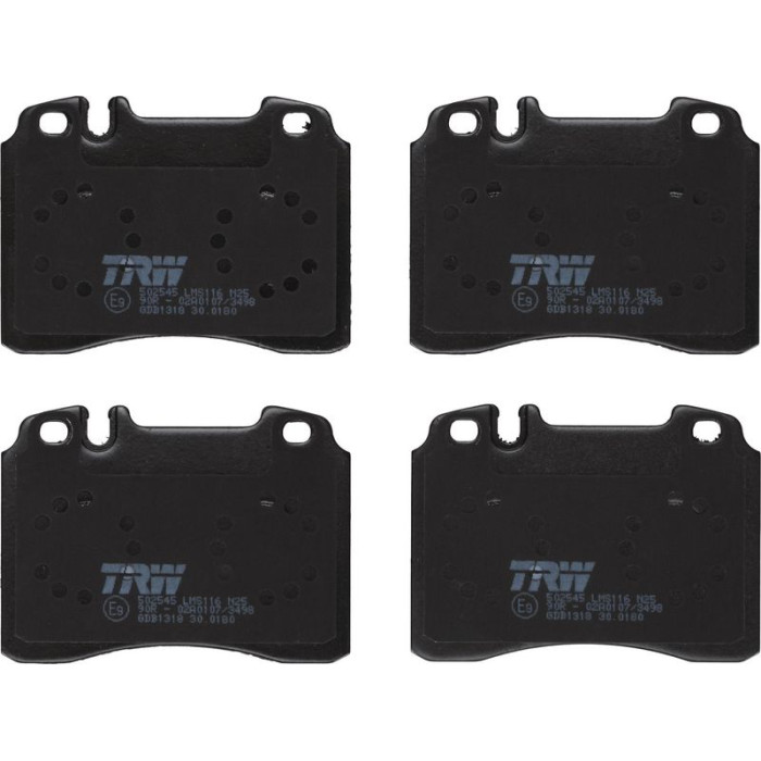 TRW Bremsbelagsatz Mercedes-Benz W124/201 GDB1318 TRW Bremsbelagsatz Mercedes-Benz W124/201 GDB1318