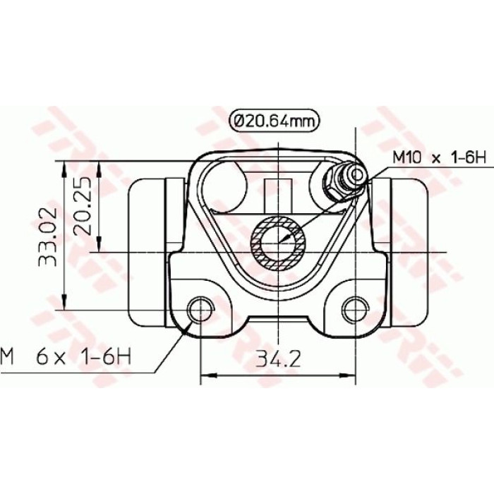 TRW Radbremszylinder BWF273 TRW Radbremszylinder BWF273