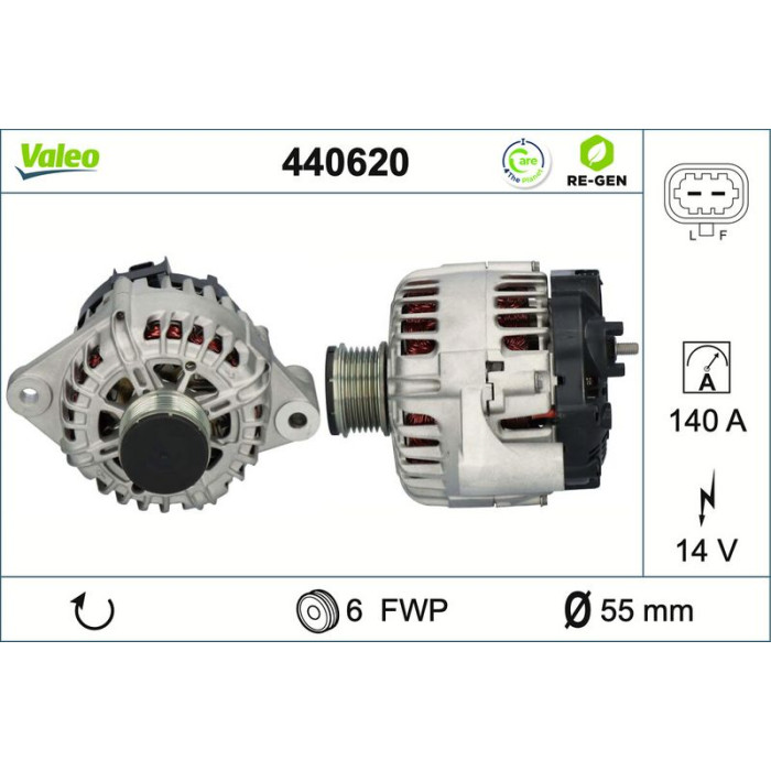 Valeo Lichtmaschine 440620 Valeo Lichtmaschine 440620