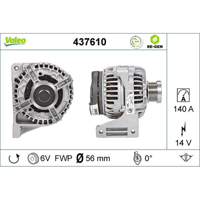 Valeo Lichtmaschine 437610 Valeo Lichtmaschine 437610