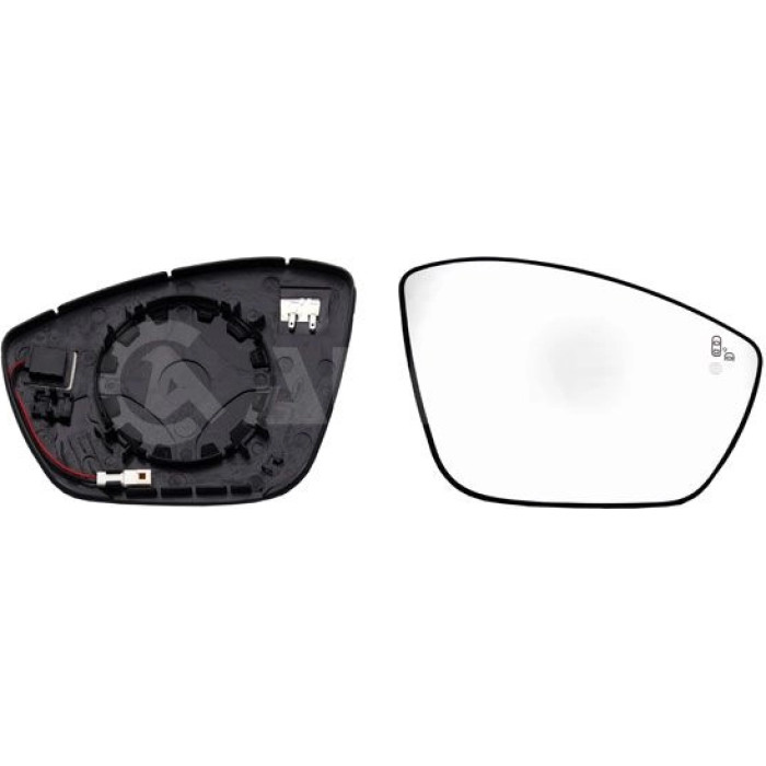 Alkar Außenspiegelglas 6432881 - rechts beheizt konvex + Spurh-ASS 4PIN Alkar Außenspiegelglas 6432881 - rechts beheizt konvex + Spurh-ASS 4PIN